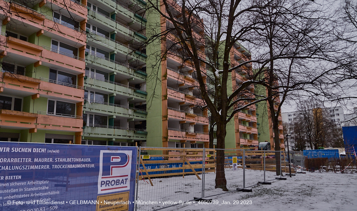 29.01.2023 - Sanierung Kurt-Eisner-Straße in Neuperlach
